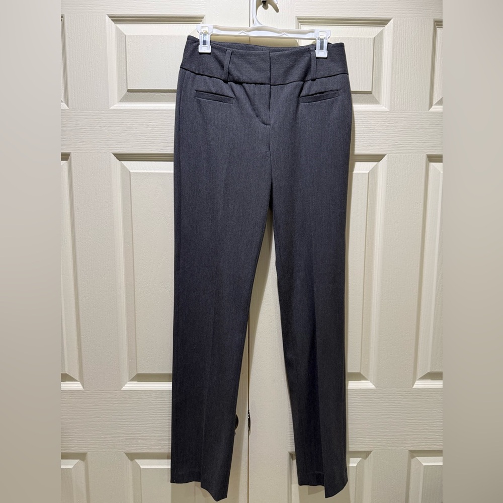 Express Charcoal Straight Leg Women's Pants